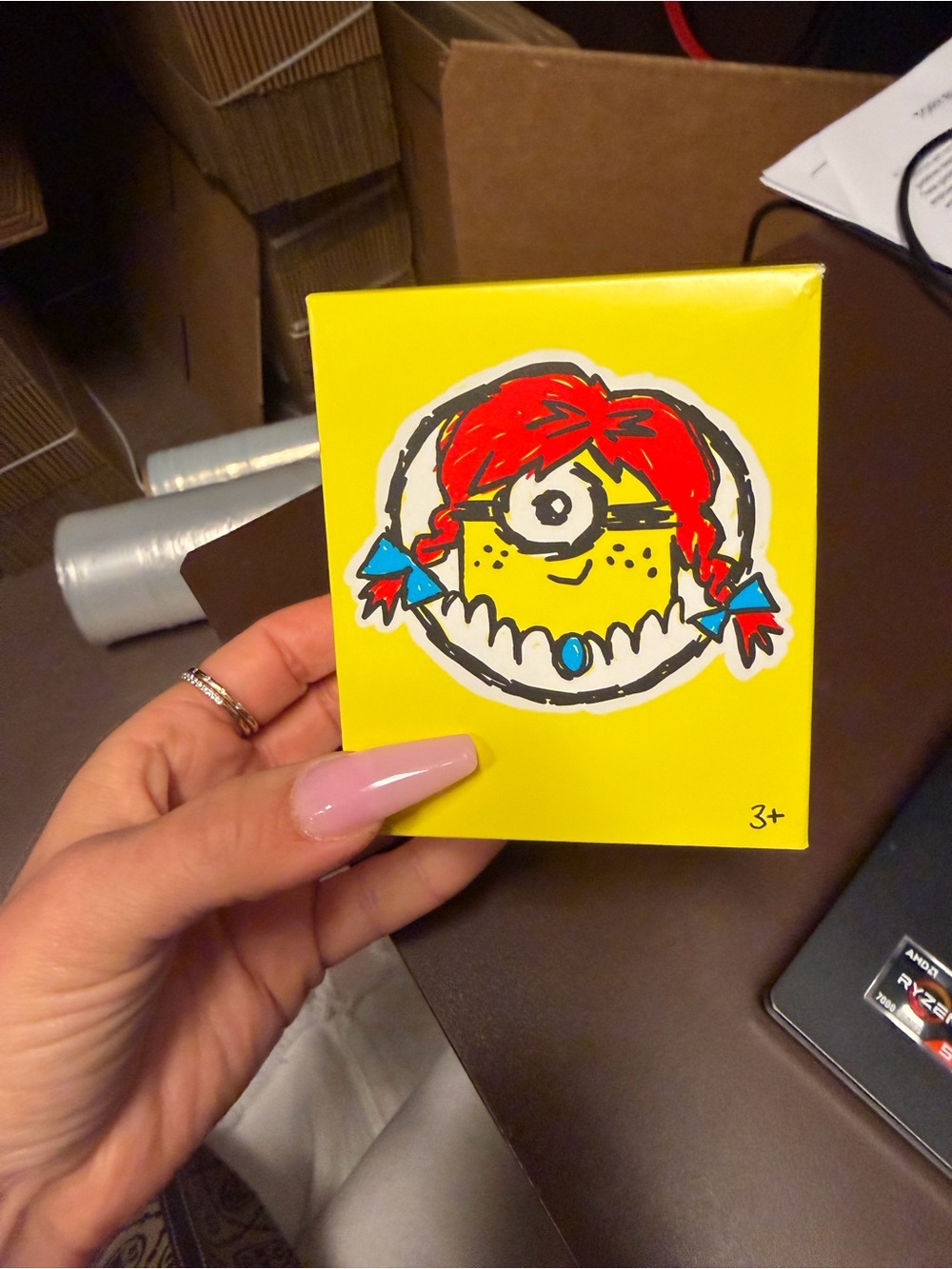 Illumination's Minions & Monsters Kids Toy Box - Bright Yellow - Picture 2 of 5